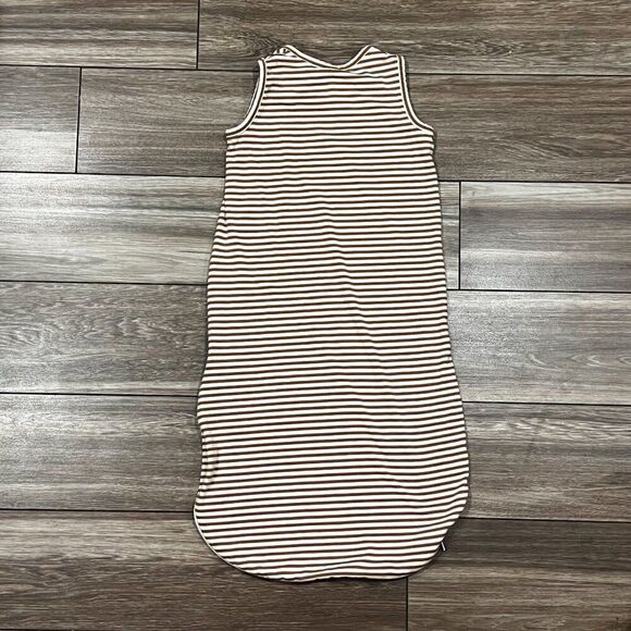 Quincy Mae Striped Jersey Sleep Bag wearable Blanket Size 0-6M - Picture 5 of 5